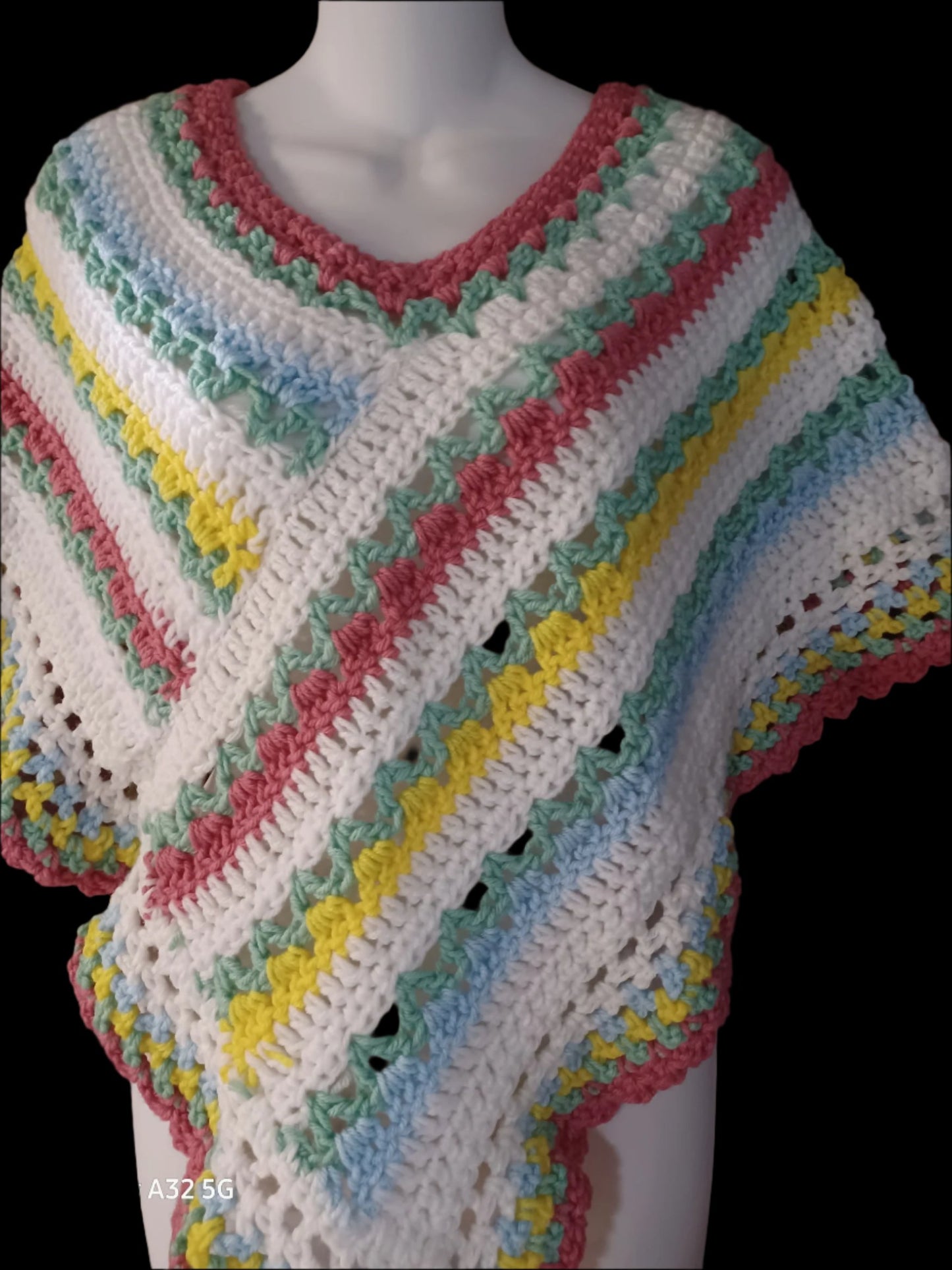 Stripy Poncho