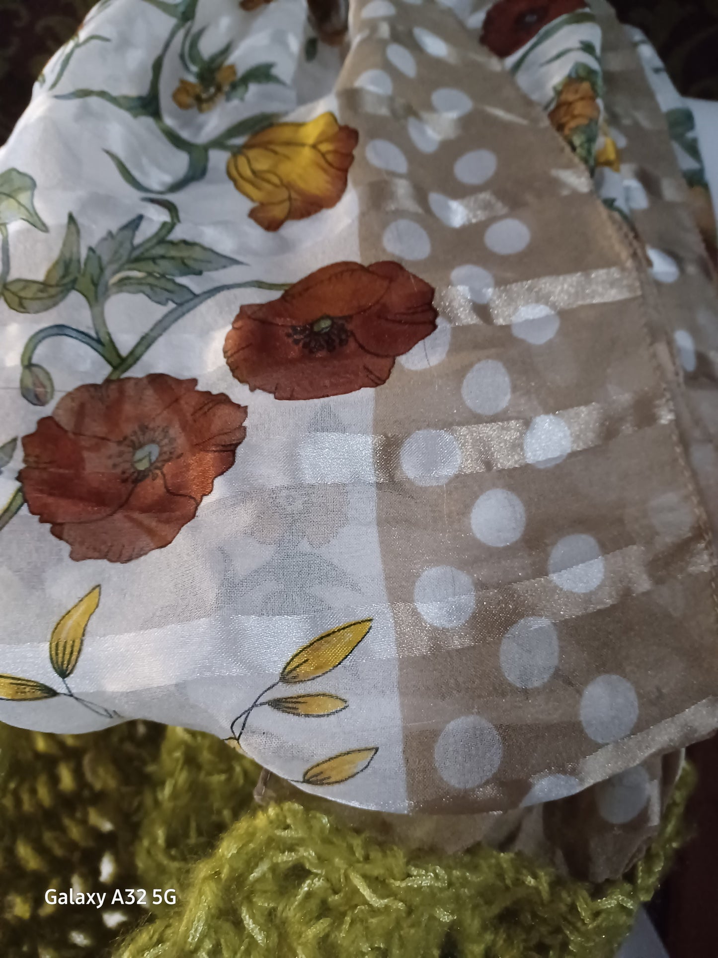 Reimagined Floral Infinity Cowl