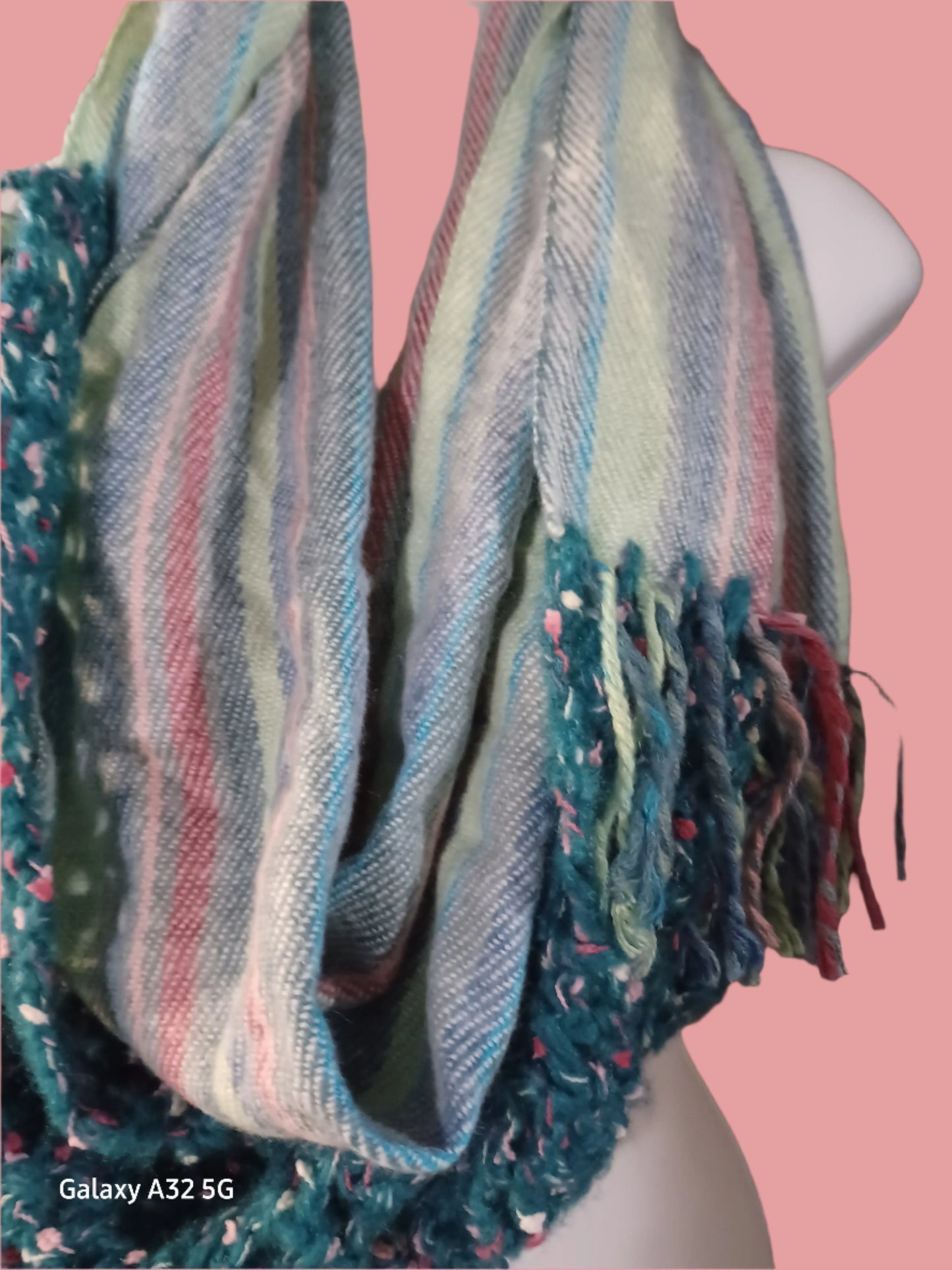 Reimagined Striped Infinity Cowl