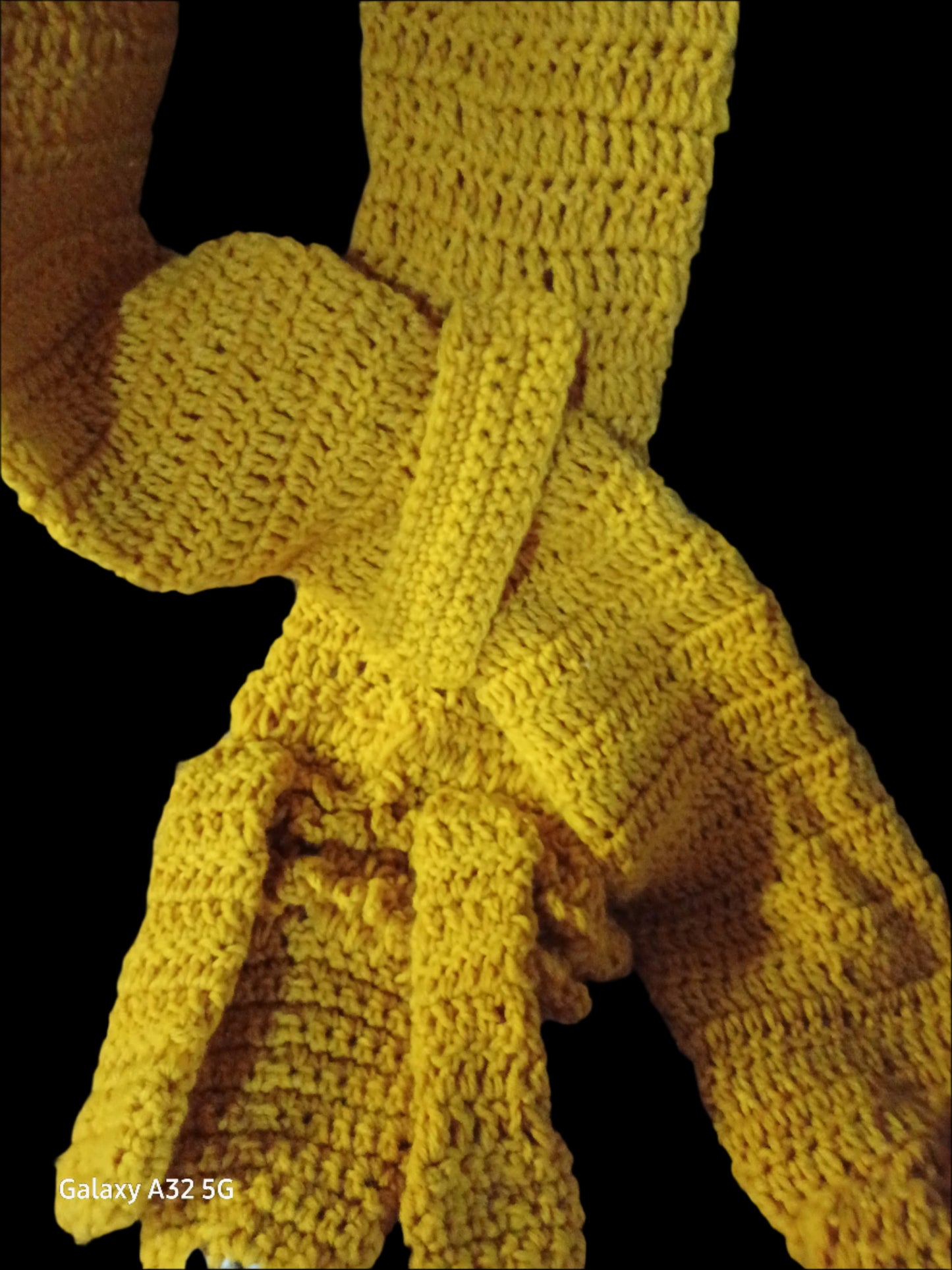 Lion Crochet Two Layer Scarf