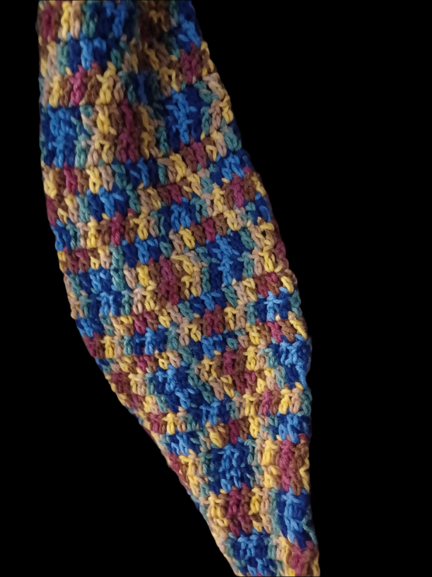 Handmade Two Layer Crochet Snake Scarf