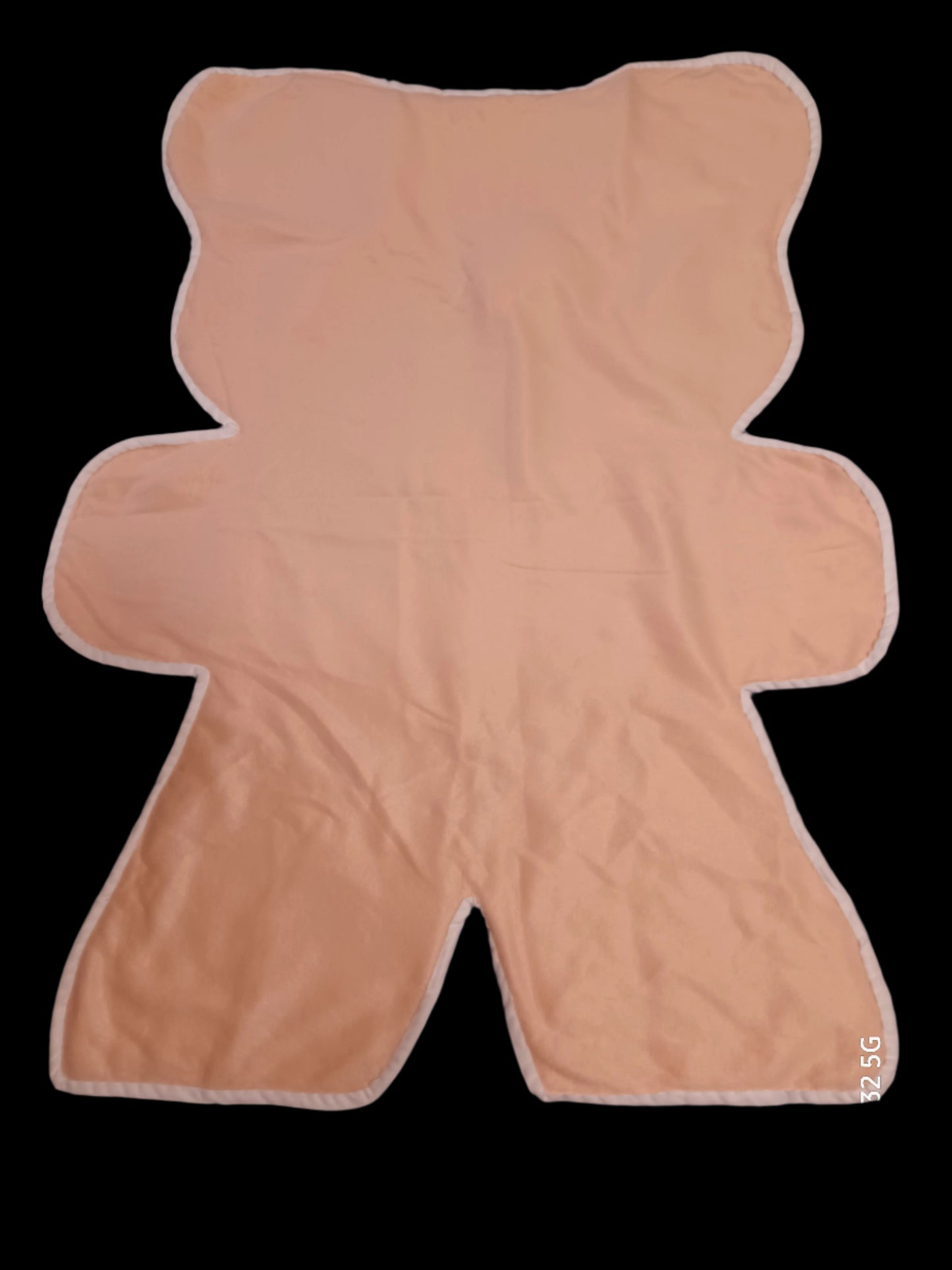 Bear Shaped Lightweight Playmat/Baby Blanket Toy Print
