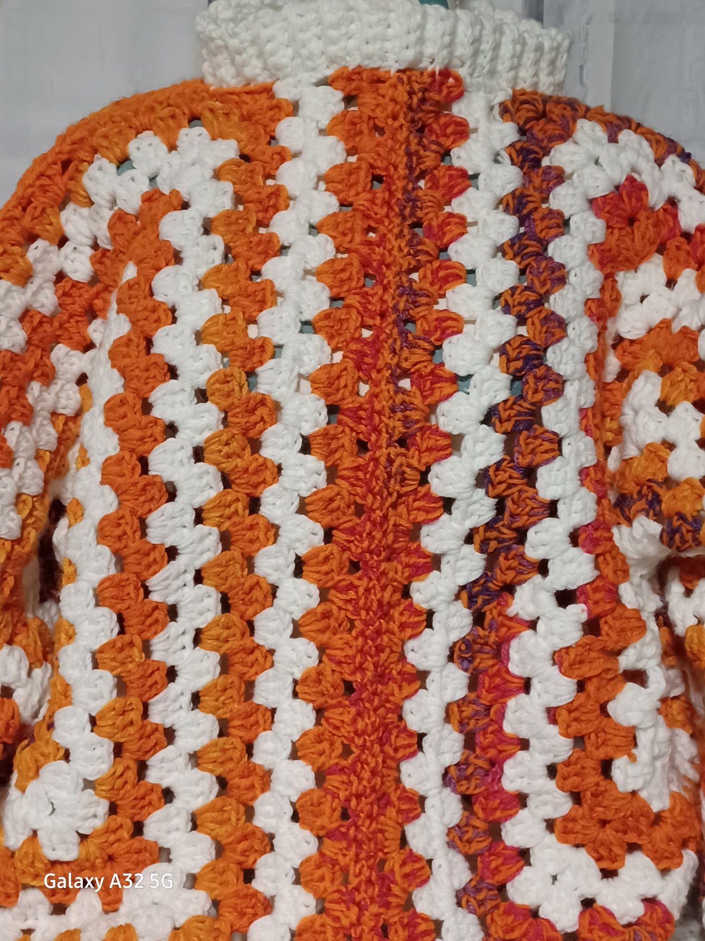 Handcrafted Crochet Granny Pullover/ Cardigan