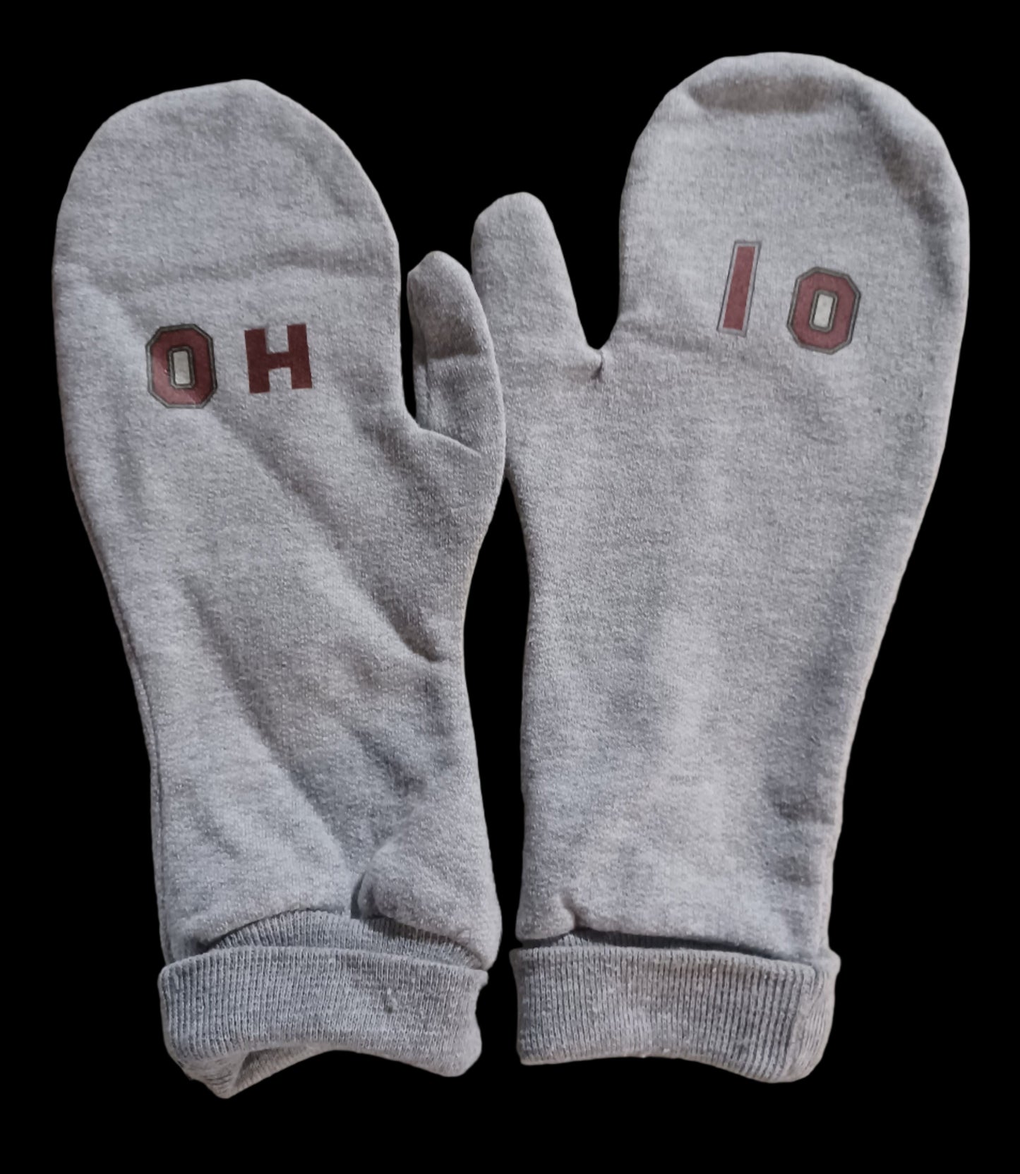 OH-IO Sweatshirt Mittens