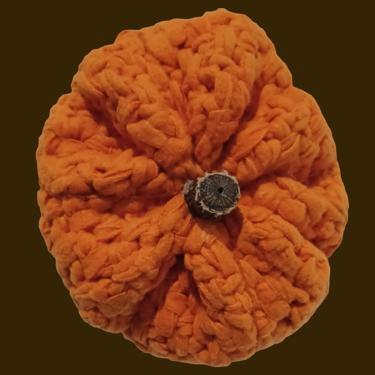 Orange Crochet Pumpkin