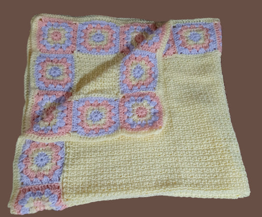 Sweet Yellow Granny Blanket