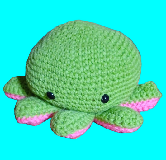 Flippy The Green Octopus Stuffed Toy