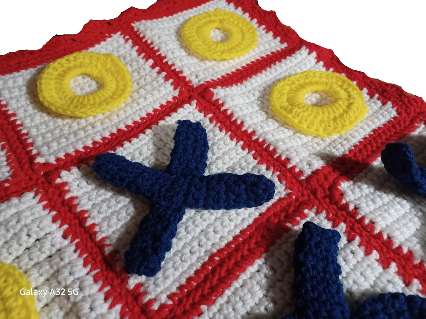 Crocheted Tic Tac Toe Game