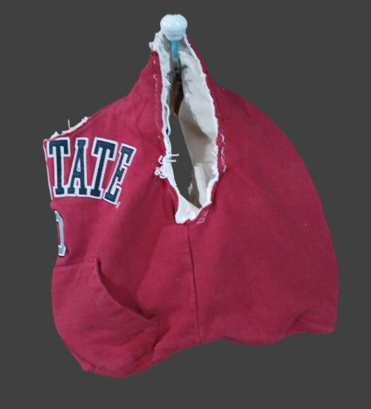 OSU Buckeye's Sweatshirt Remade Bag