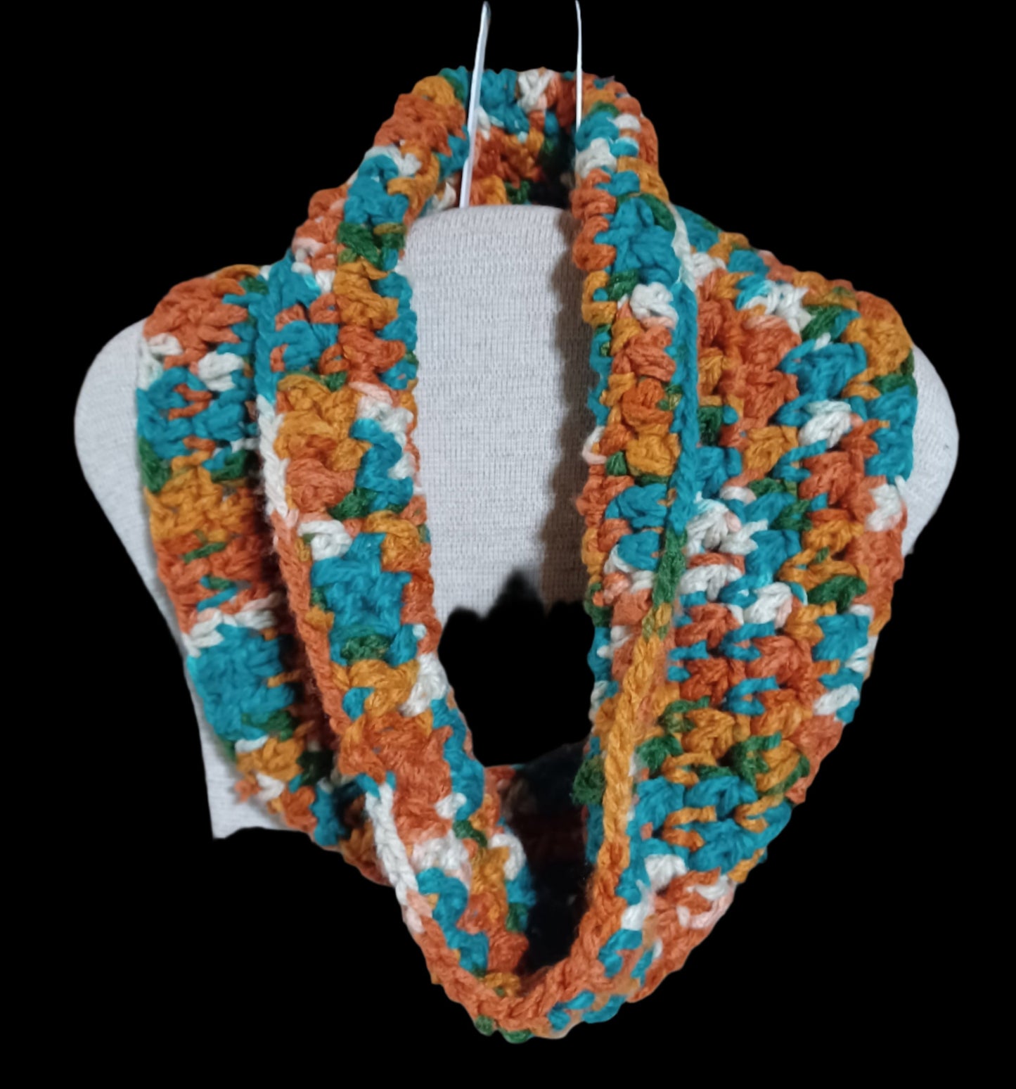 Handmade Multi Color Bulky Cowl