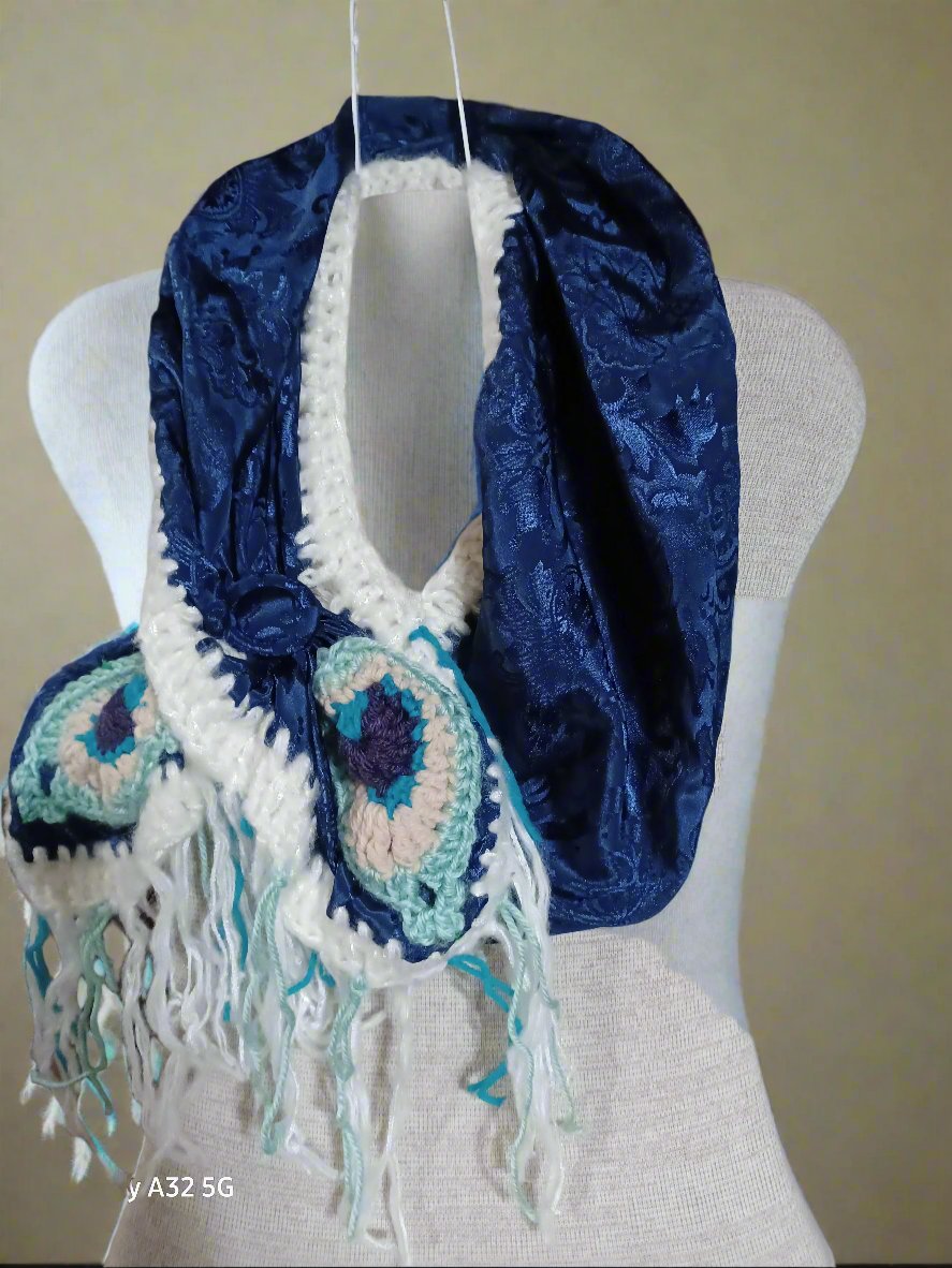 Peacock Scarf Reimagined