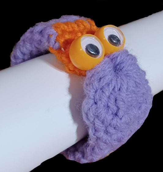 Child's Bug Slap Bracelet Purple/Orange