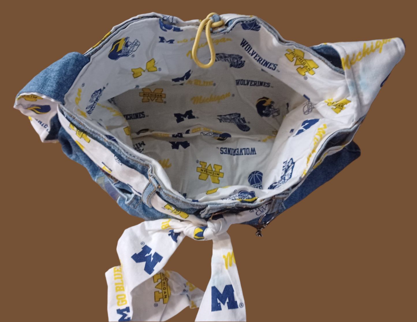 Re-created Jean Purse Michigan Football Theme