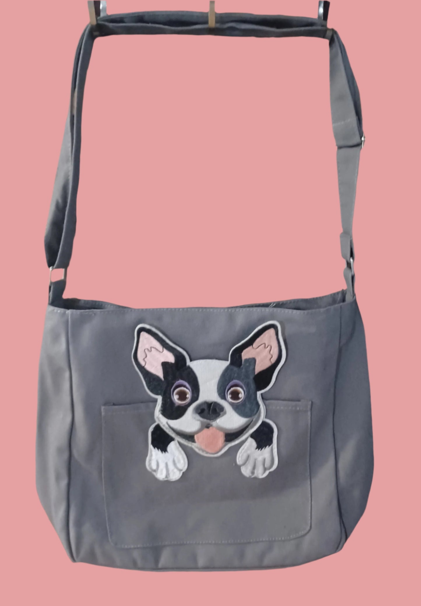 Boston Terrier Crossbody Bag