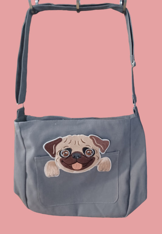 Pug Crossbody Bag