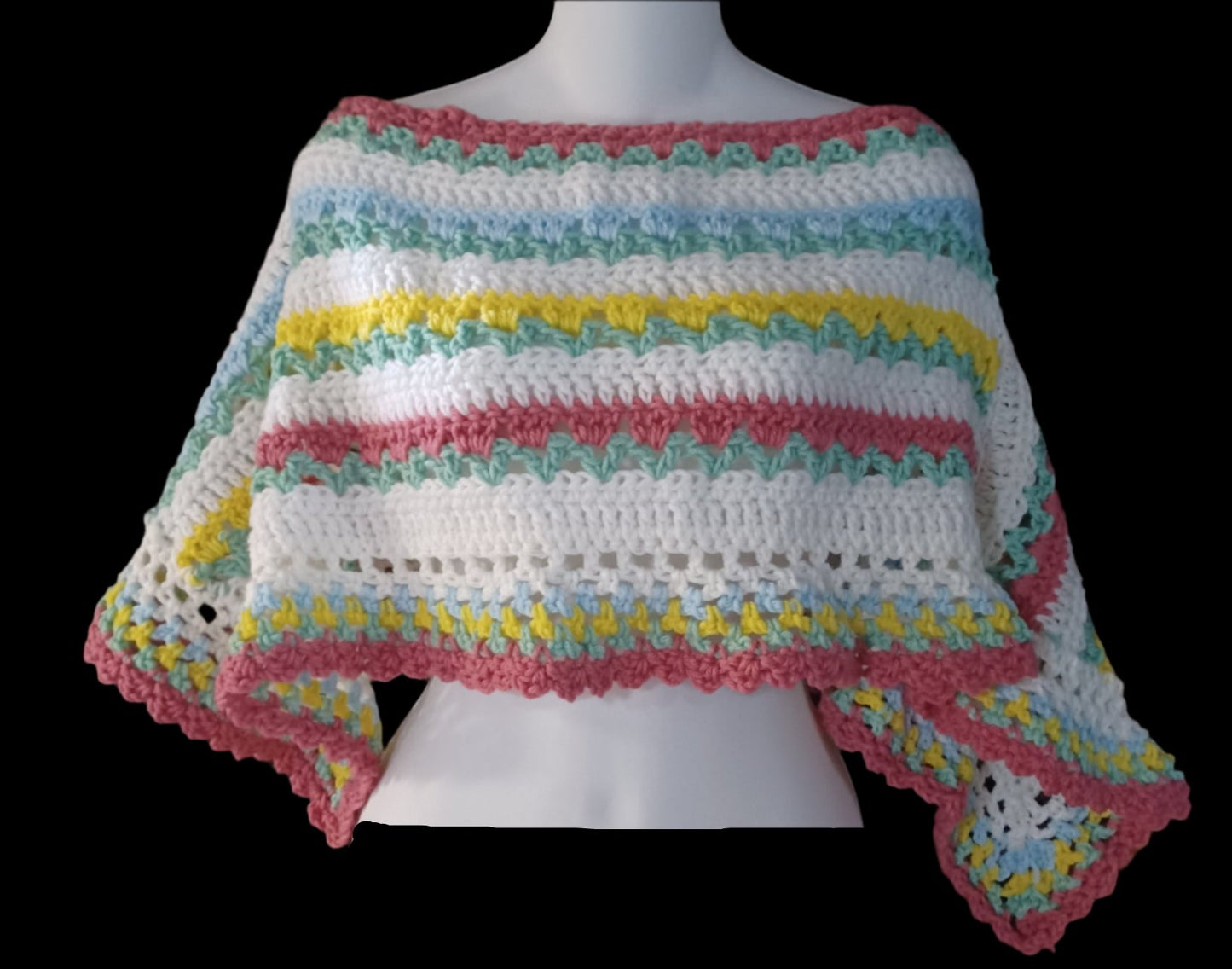 Stripy Poncho