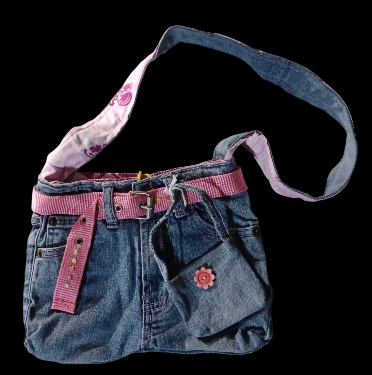 Girl's Recycled Jean Bag/Purse