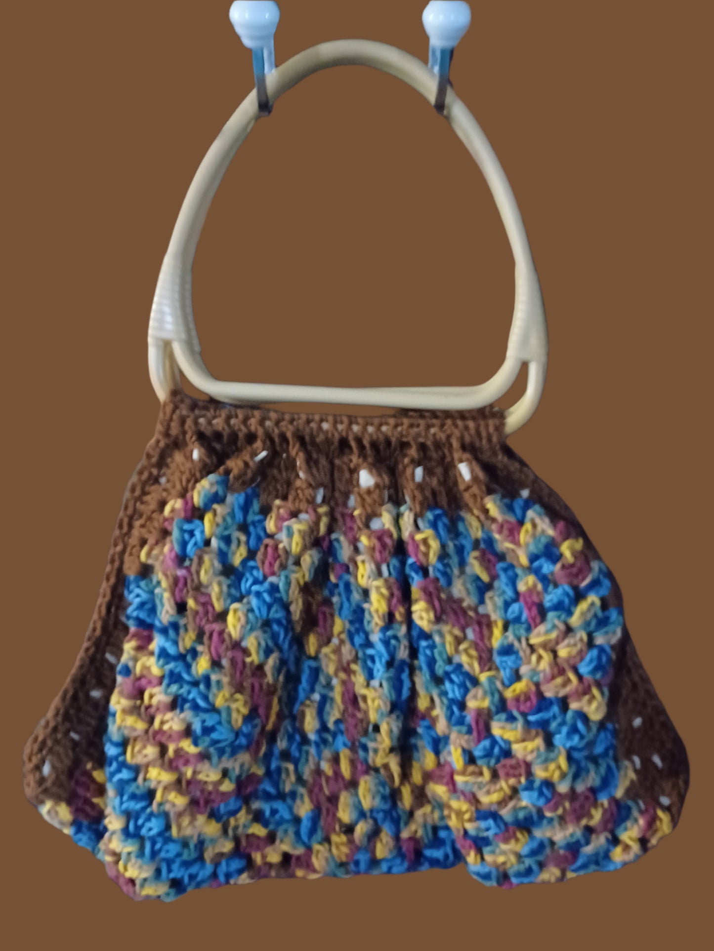 Handmade Granny Square Tote Bag