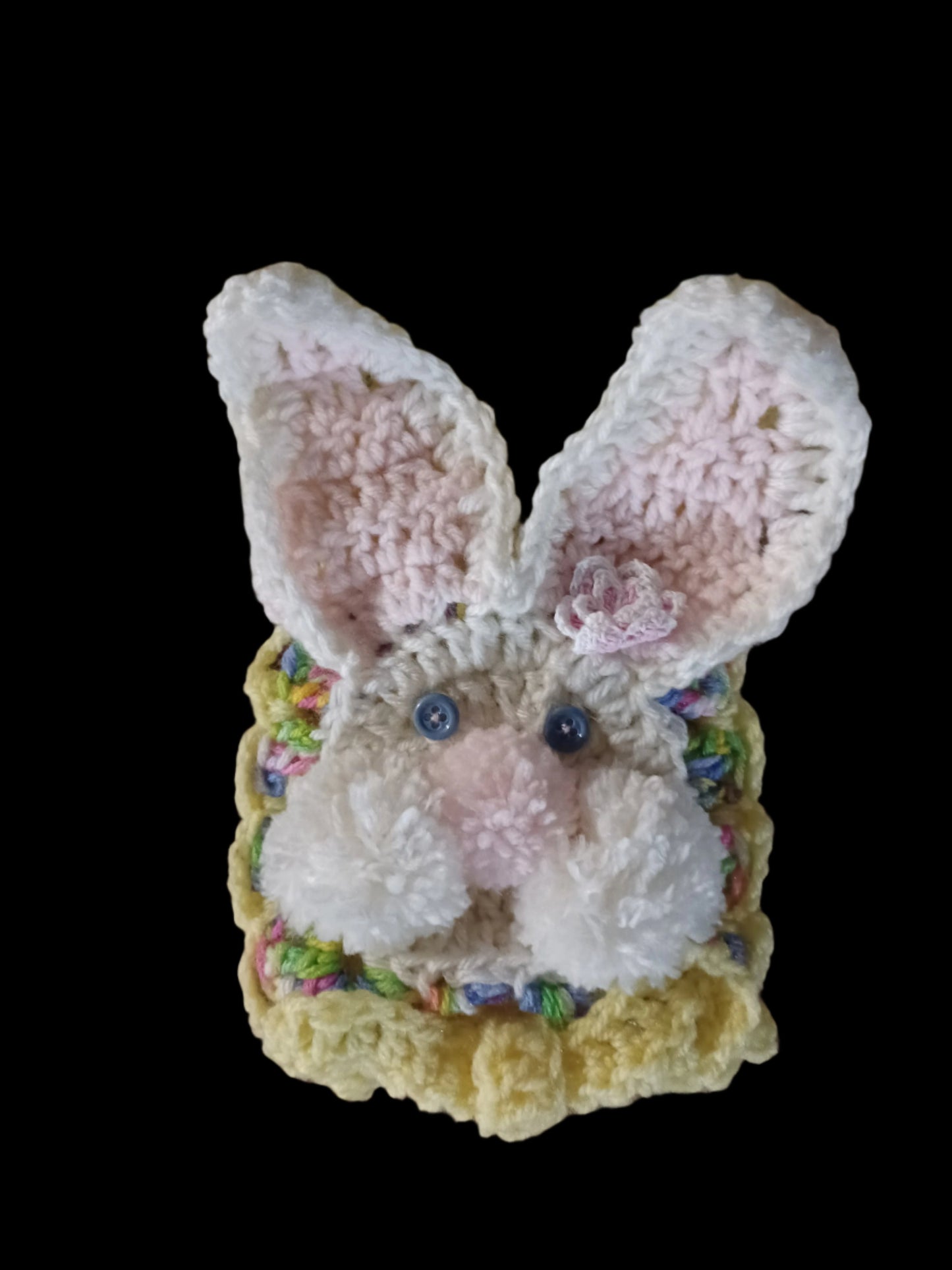 Handmade Bunny Face Crochet Scarf