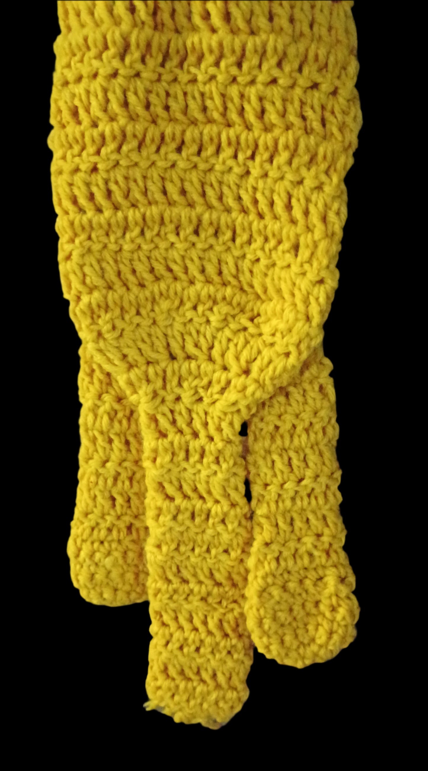 Lion Crochet Two Layer Scarf