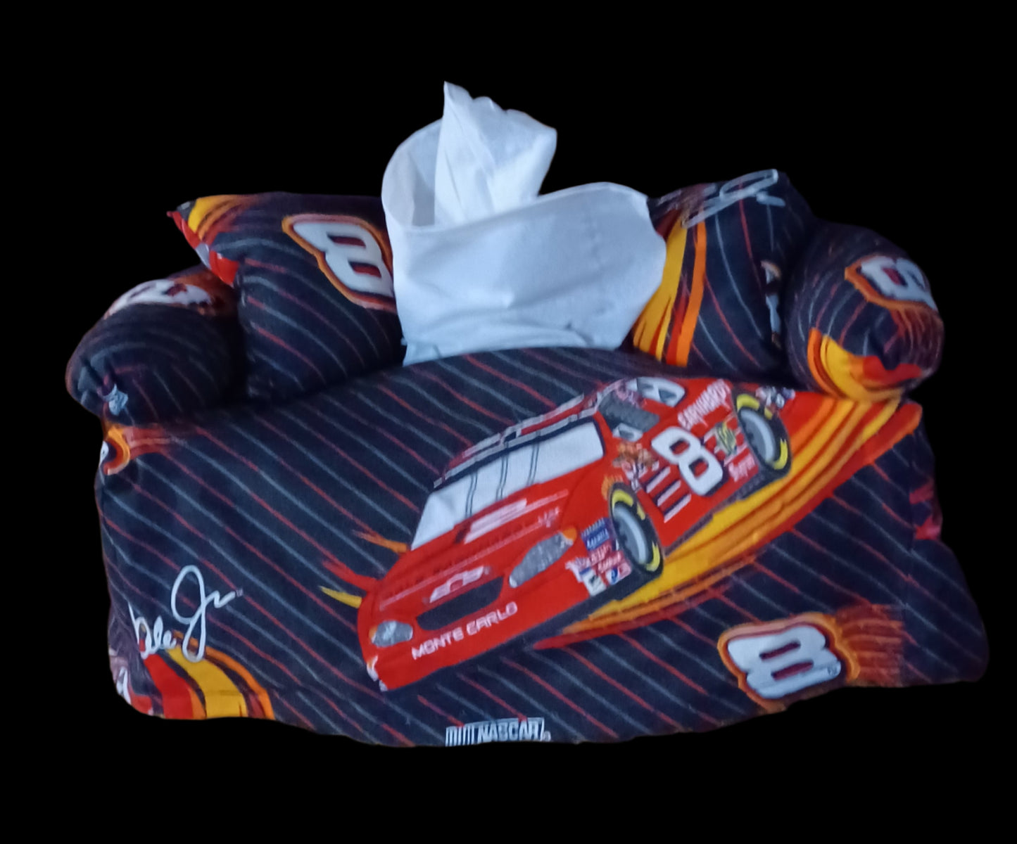 Nascar Comfy Couch Tissue Box Cover