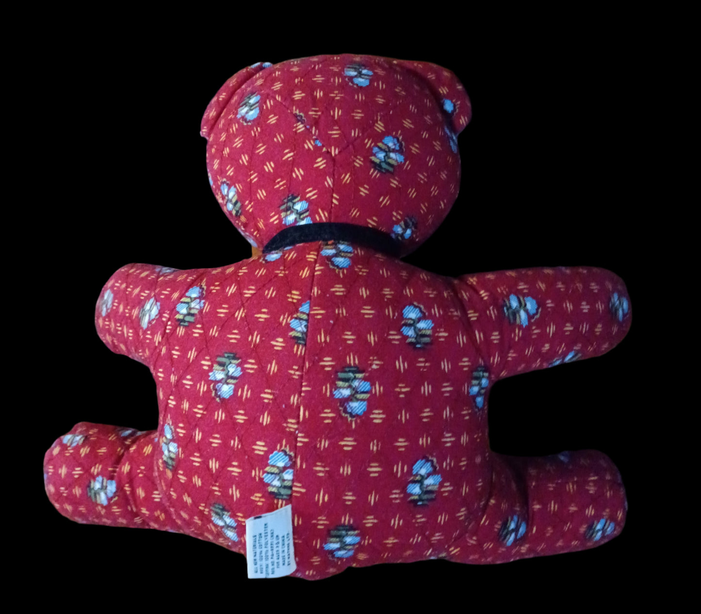 Vera Bradley Red Provincial Vintage Teddy Bear