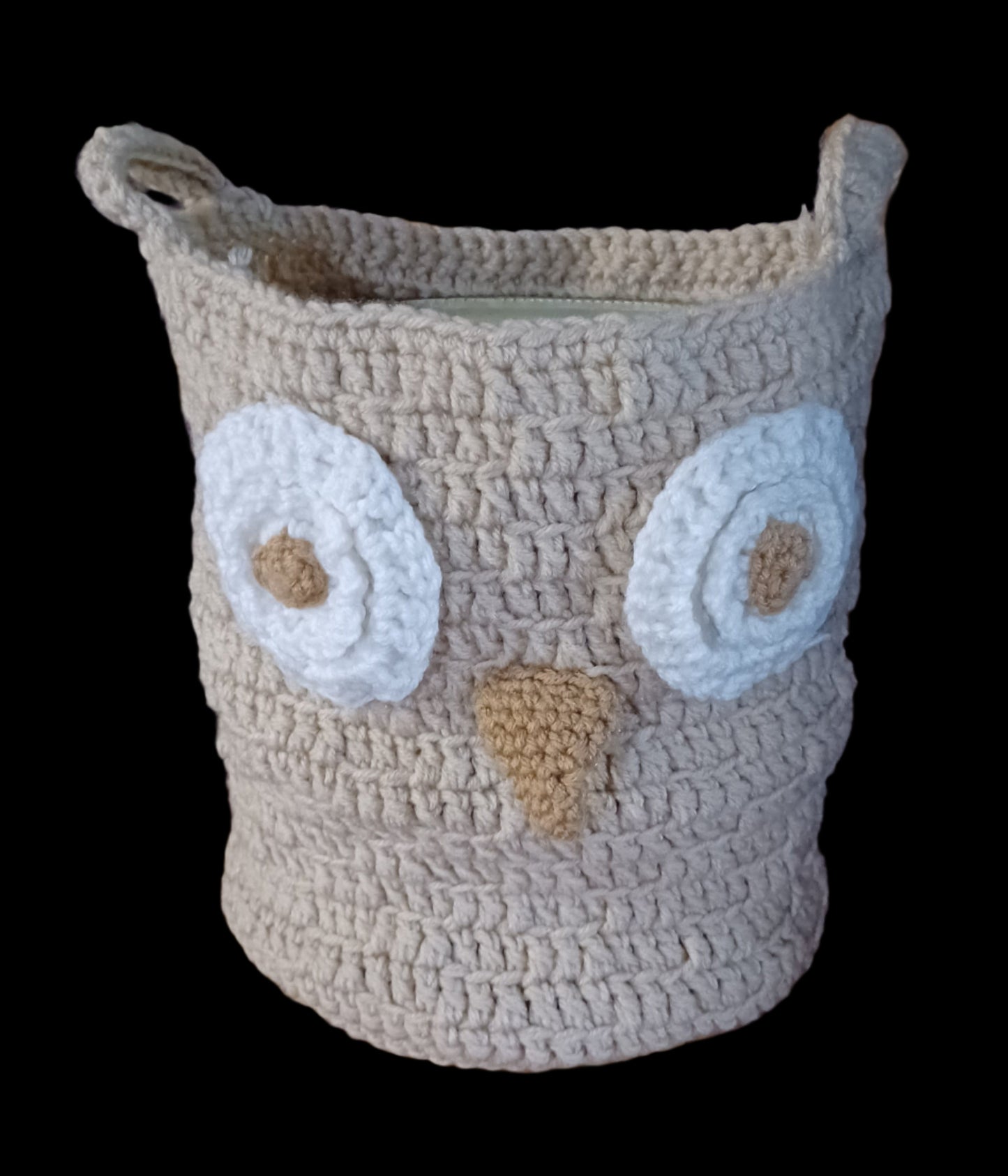 Handcrafted Owl Storage Basket