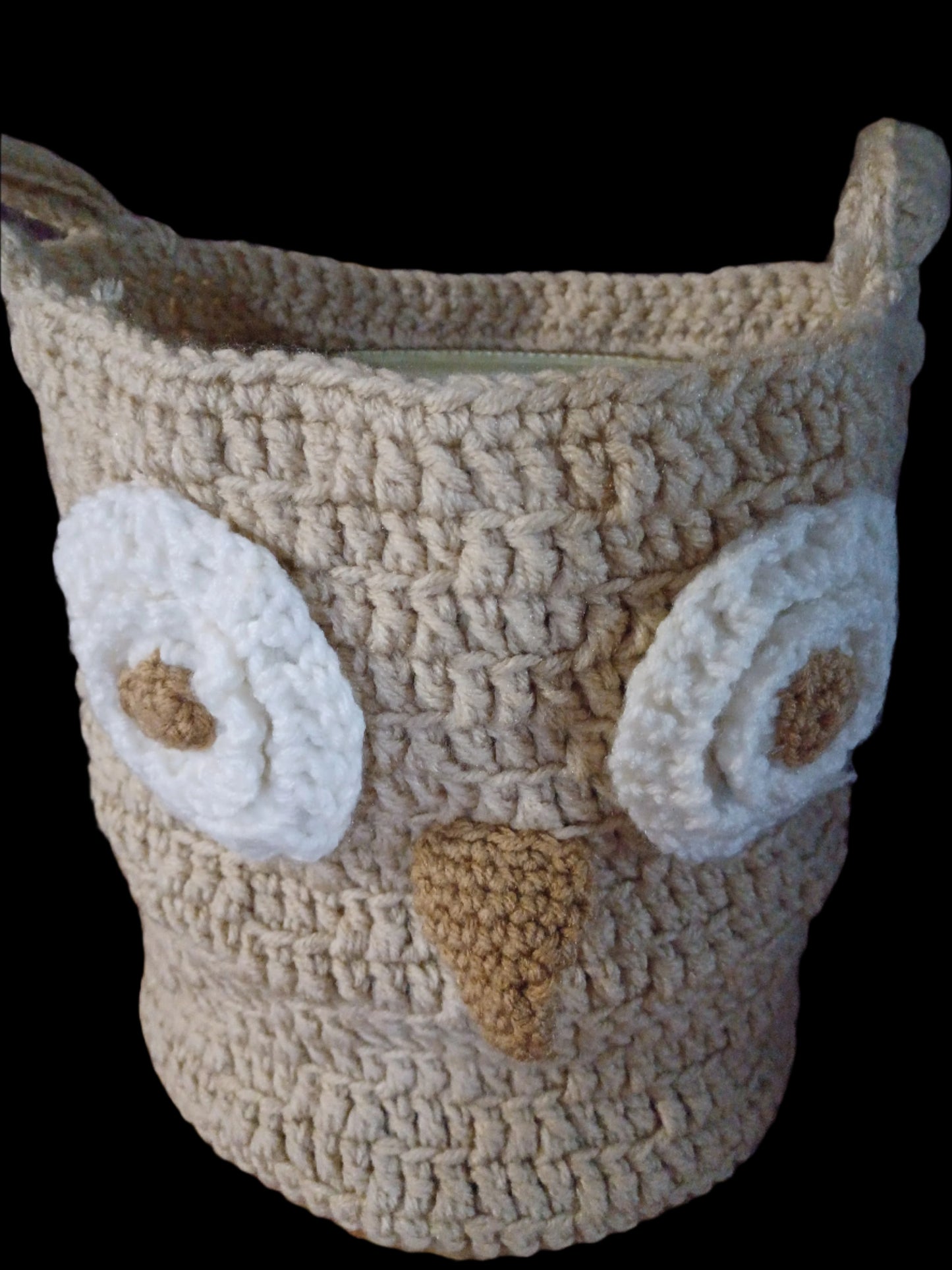 Handcrafted Owl Storage Basket