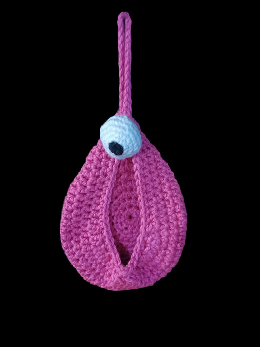 Hanging Pink Monster Bag