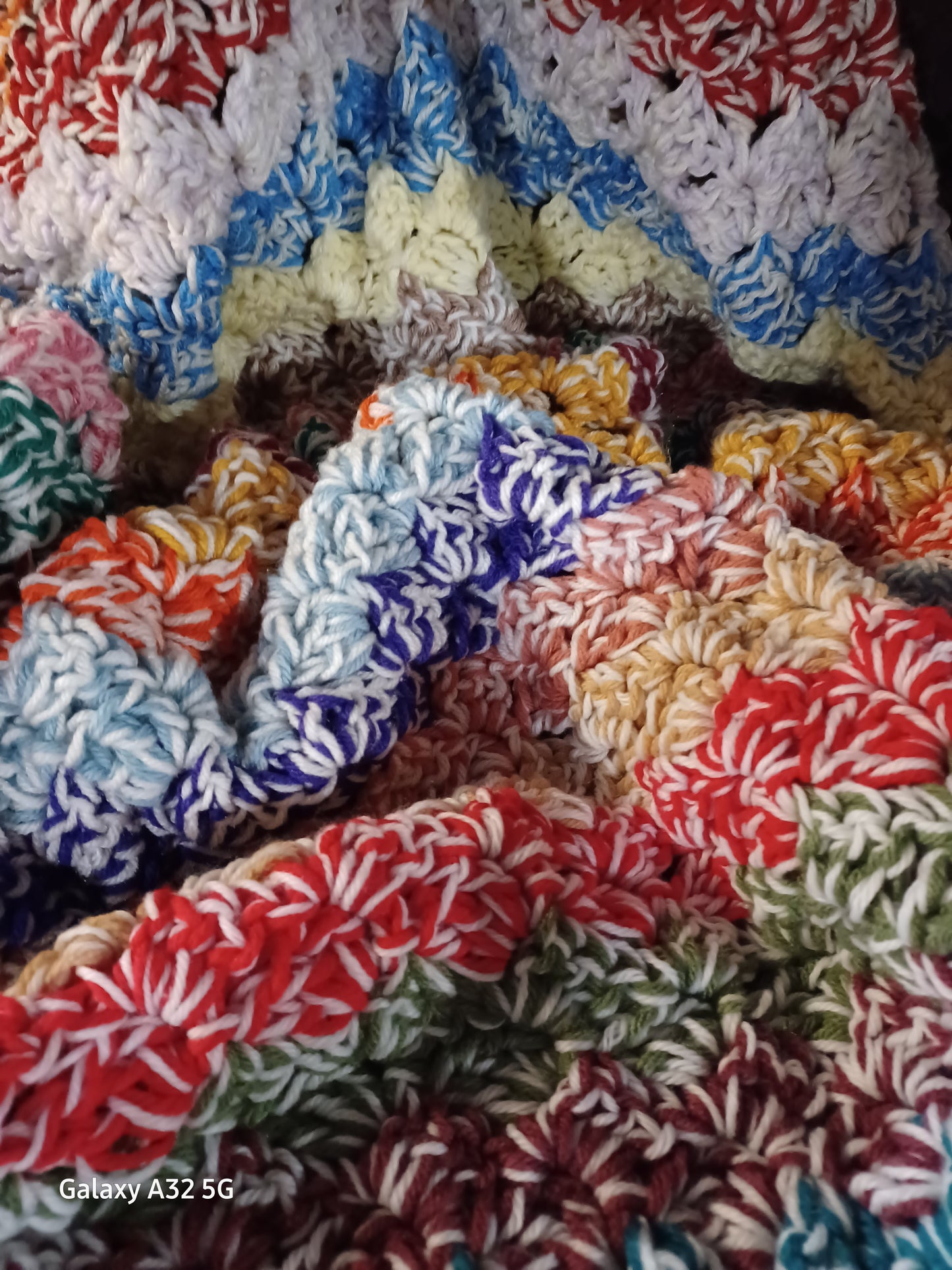 Crochet Scrappy Lap Blanket