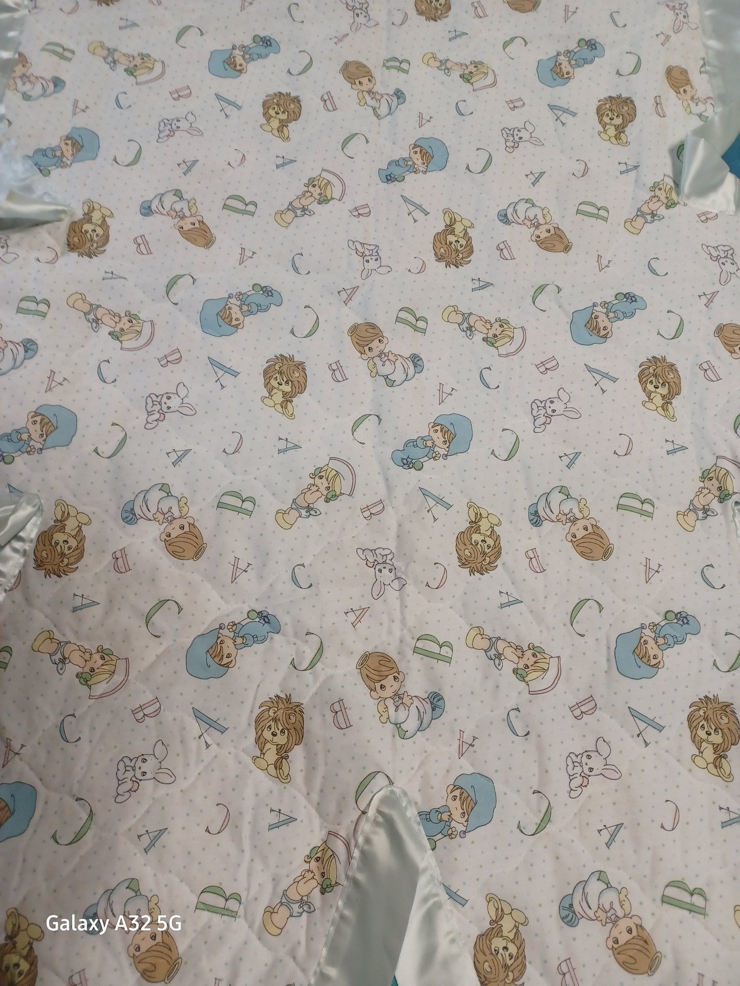 Bear Shaped Playmat/Blanket Precious Moments ABC's
