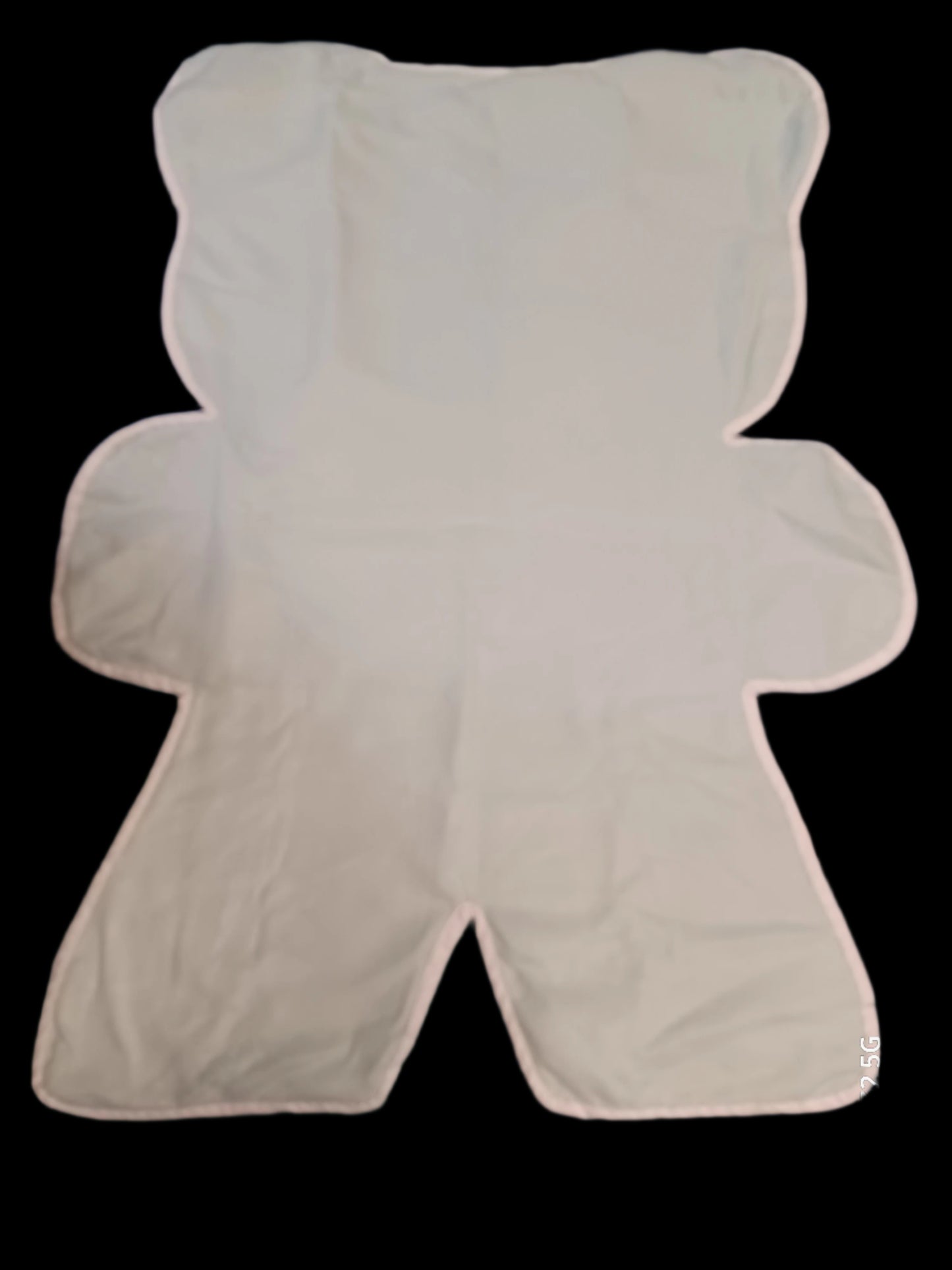 Bear Shaped Lightweight Playmat/Baby Blanket Toy Print
