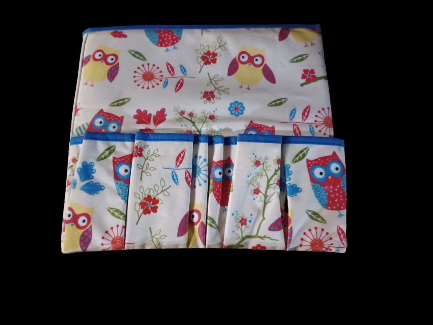 Foldable Craft Bin Owl Print