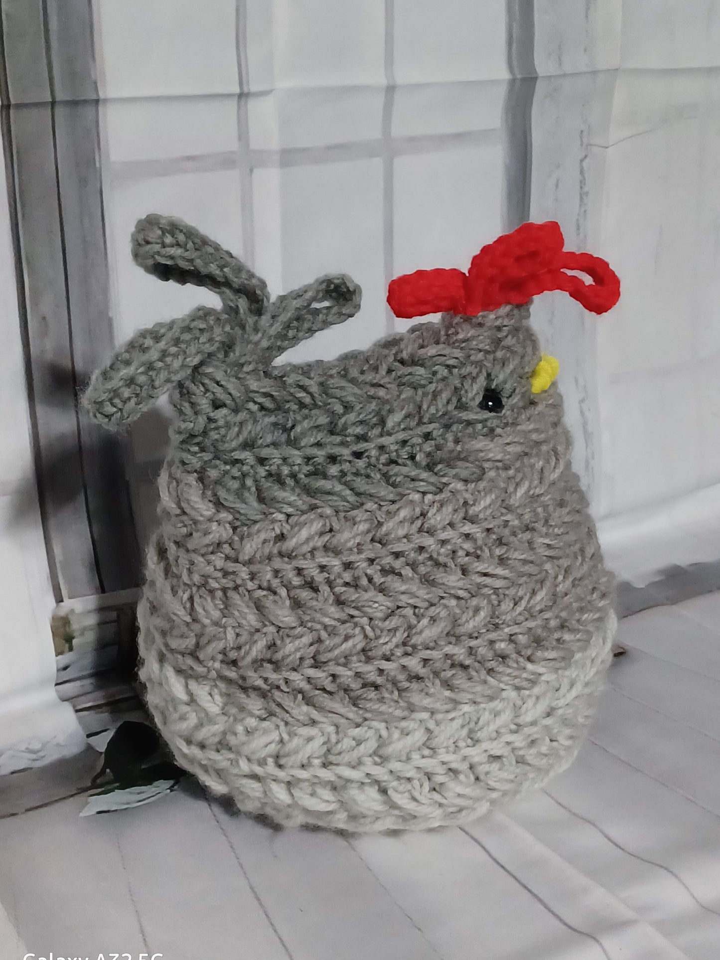 Crocheted Stuffed Chicken