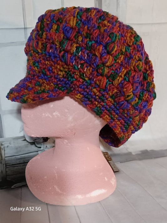 Handcrafted Crochet Dark Multi Colors