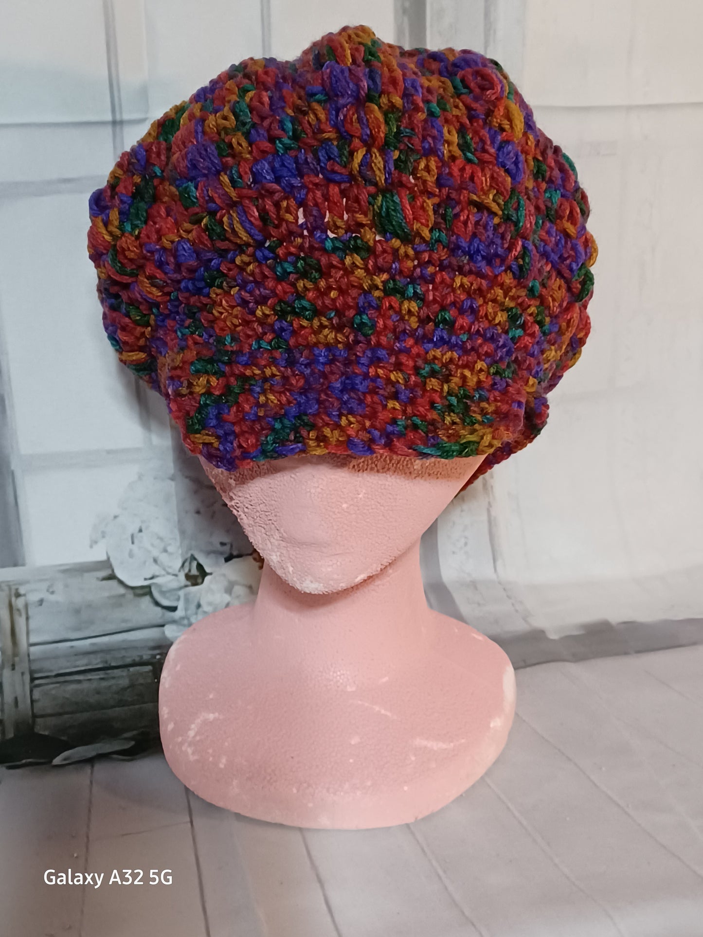 Handcrafted Crochet Dark Multi Colors