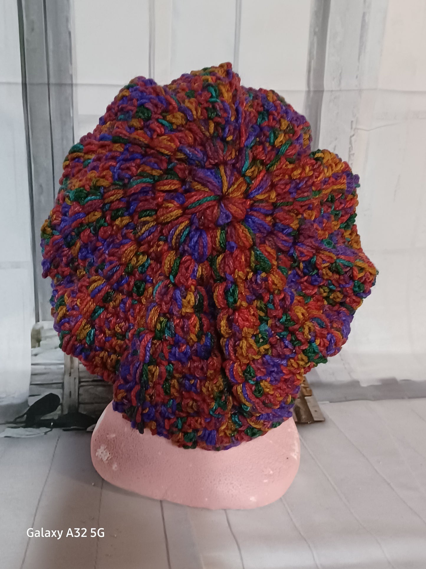 Handcrafted Crochet Dark Multi Colors