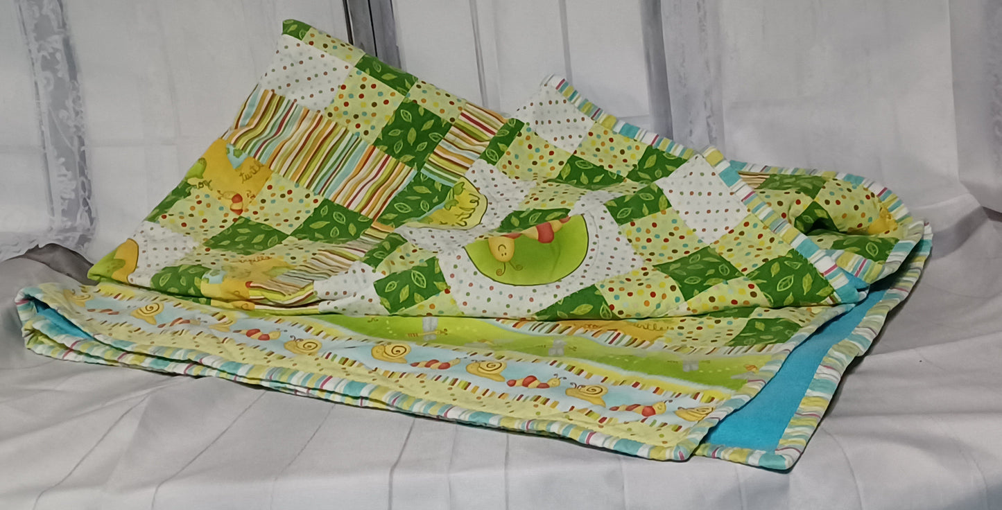 Pond Buddies Fleece Backed Quilt