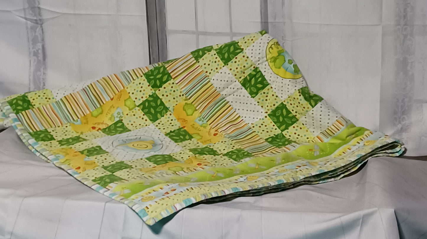 Pond Buddies Fleece Backed Quilt